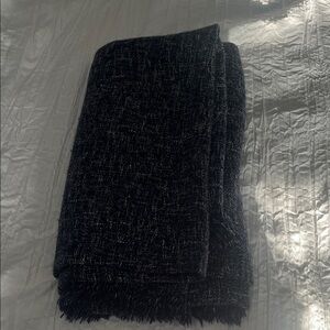 Navy blue throw blanket